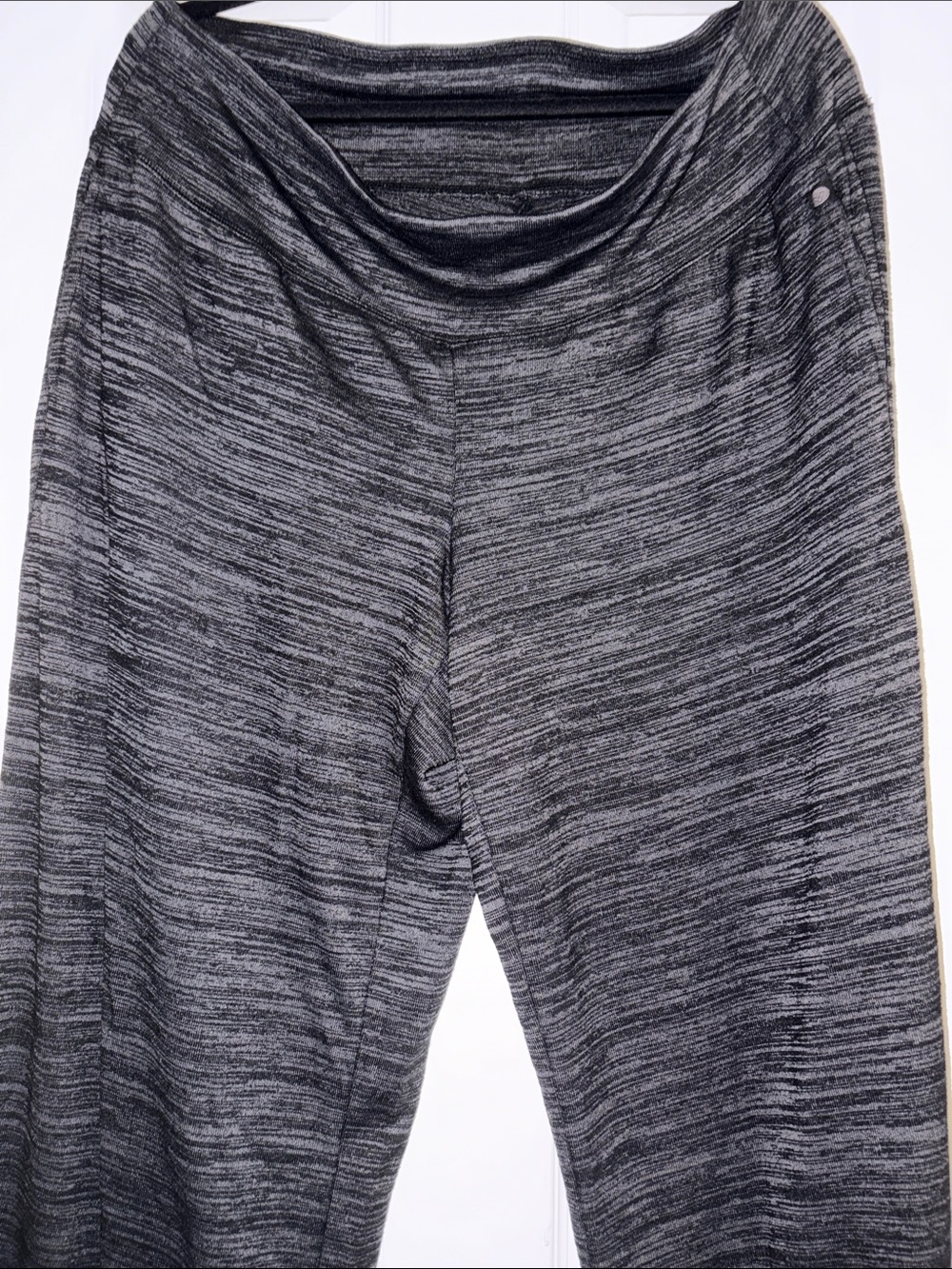 Livi Active Charcoal Marled Wide-Leg Pants
